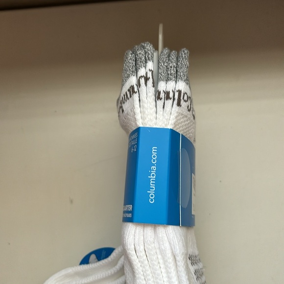 New Columbia Socks Package 6 Pairs Mens White & Gray Athletic Quarter Crew Socks - Picture 5 of 12
